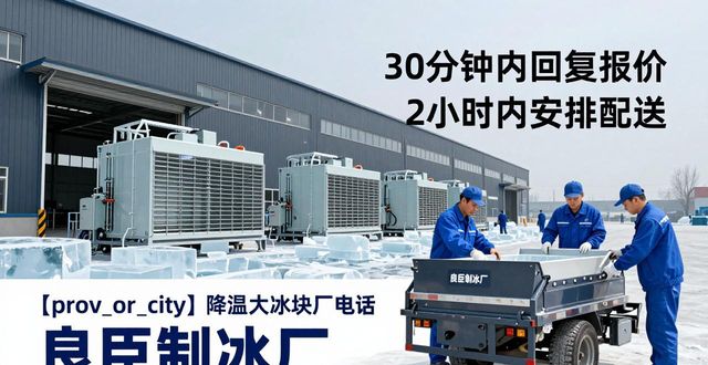 瑶海降温大冰块厂电话 良臣制冰厂