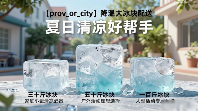 瑶海降温大冰块配送 夏日清凉好帮手